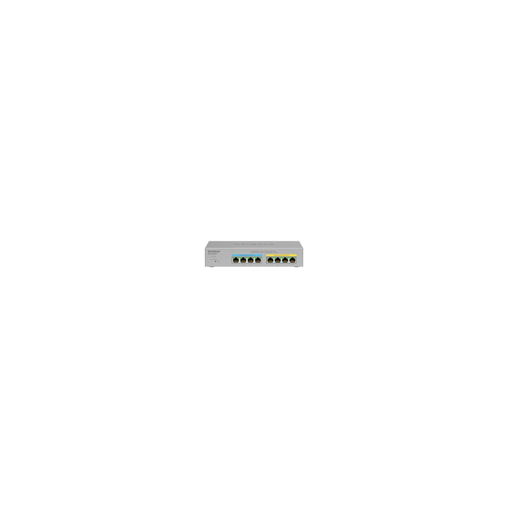 netgear ms108tup no administrado l2 2.5g ethernet (100/1000/2500) energía sobre ethernet (poe) gris
