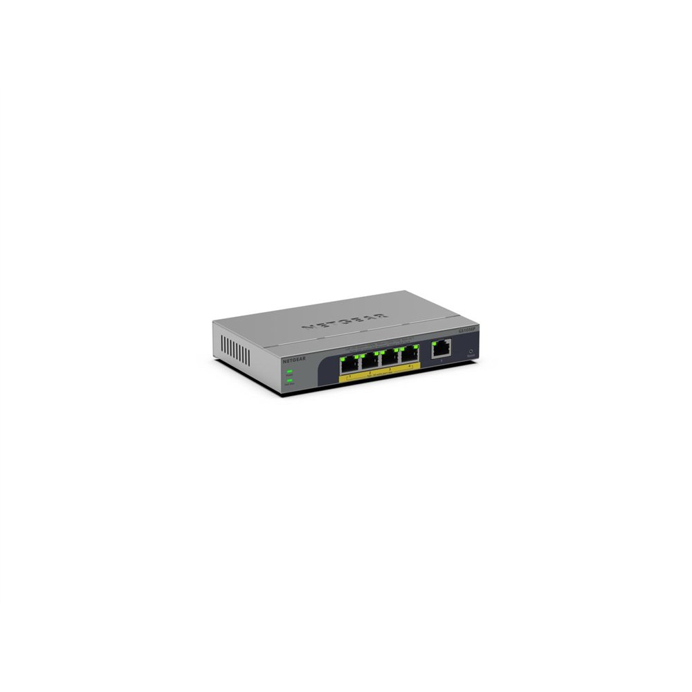 netgear gs105ep no administrado gigabit ethernet (10/100/1000) energía sobre ethernet (poe) gris
