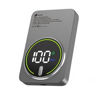 leotec power bank inalámbrico 10000mah 20w gris