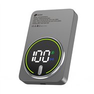 leotec power bank inalámbrico 10000mah 20w gris