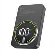 leotec power bank inalámbrico 10000mah 20w negro