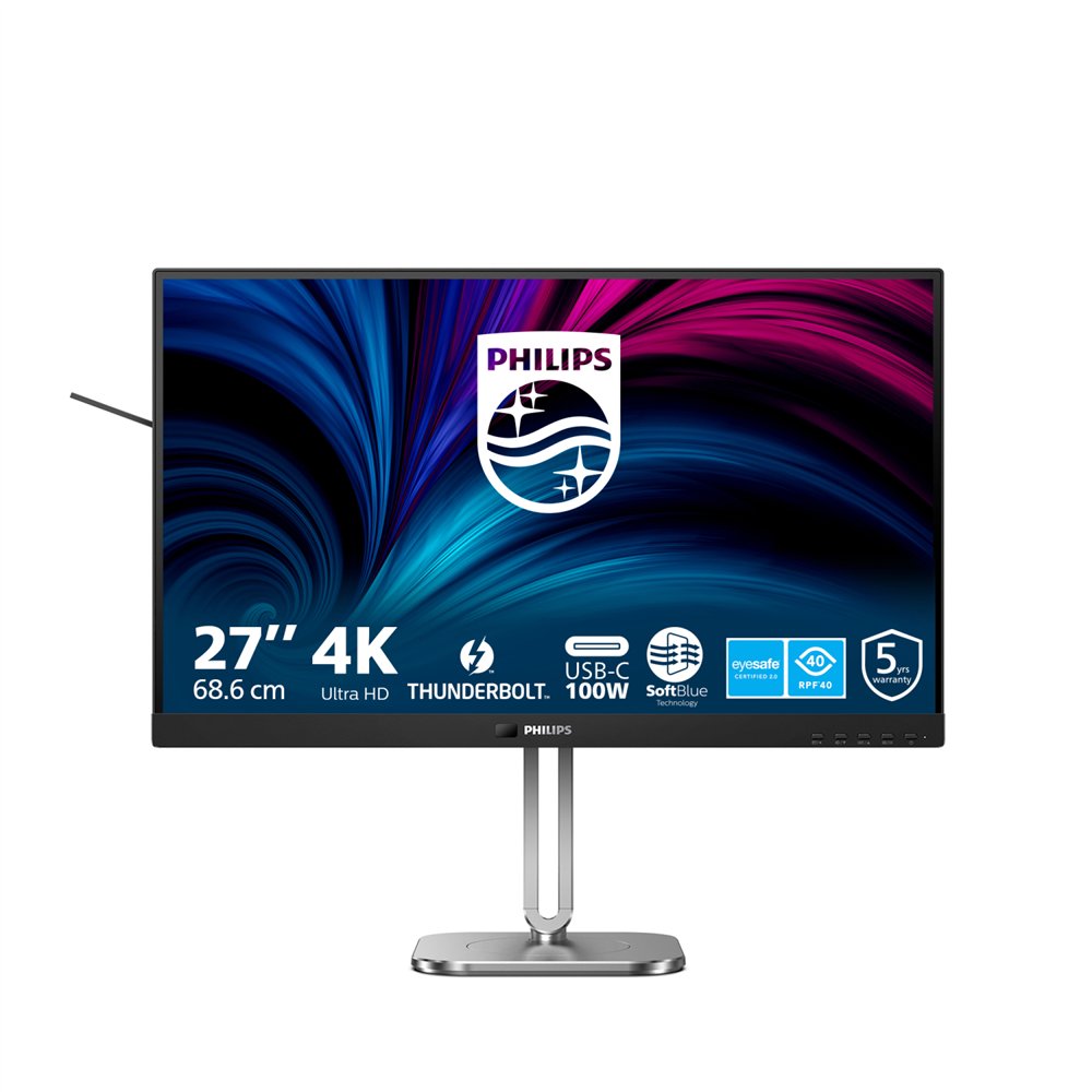philips 6000 series 27b2u6903/00 pantalla para pc 68,6 cm (27") 3840 x 2160 pixeles 4k ultra hd led antracita