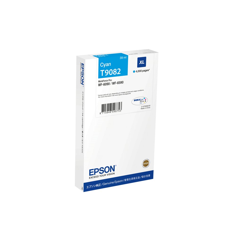 epson c13t90824n cartucho de tinta 1 pieza(s) original cian