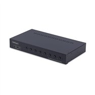 startech.com switch kvm de 8 puertos hdmi 4k 60hz - conmutador kvm hdmi 2.0 con kit de montaje 1u para rack - con hub usb de 4 p