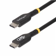 startech.com cable de carga usb-c de 1m - cable usb tipo c - certificación usb-if - pd de 240w epr - cable usb 2.0 usb-c de carg