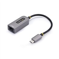 startech.com adaptador de red ethernet de 2,5gb usb tipo c - adaptador usb 3.1 usb-c a rj45 - 2.5gbase-t - compatible con thunde