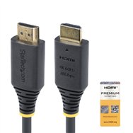startech.com cable hdmi premium certificado de alta velocidad de 1,5m - 4k 60hz - 144hz - uhd - hdr10/hdcp 2.2/arc - 18gbps - ca