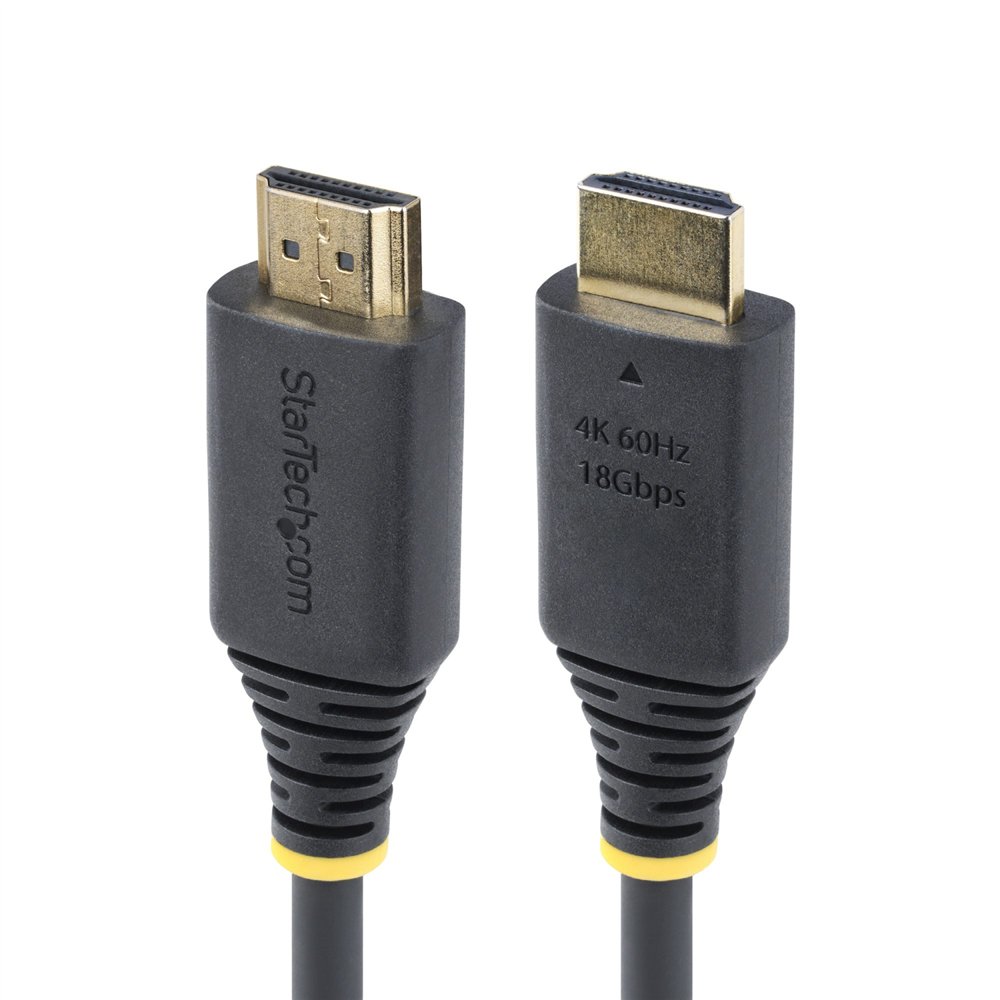 startech.com cable hdmi de alta velocidad de 30cm - 4k 60hz - 144hz - uhd - hdr10/hdcp 2.2/arc - 18gbps - cable hdmi 2.0 para mo