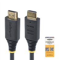 startech.com cable hdmi premium certificado de alta velocidad de 50cm - 4k 60hz - 144hz - uhd - hdr10/hdcp 2.2/arc - 18gbps - ca