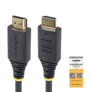 startech.com cable hdmi premium certificado de alta velocidad de 50cm - 4k 60hz - 144hz - uhd - hdr10/hdcp 2.2/arc - 18gbps - ca