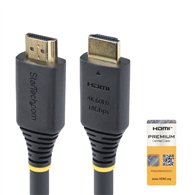 startech.com cable hdmi activo de alta velocidad de 10m - 4k 60hz/1440p 144hz - hdr10/hdcp 2.2/arc - 18gbps - cable uhd - cable 
