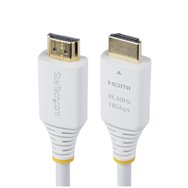 startech.com hdmi2-cable-4k60-6fw cable hdmi 1,8 m hdmi tipo a (estándar) blanco