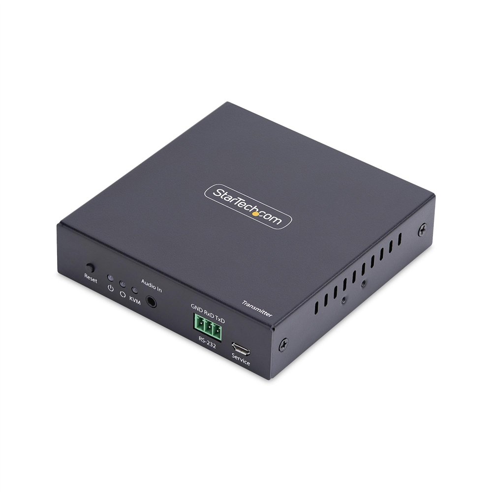 startech.com transmisor kvm hdmi por redes ip - serie ih2006 - 4k 60hz - para teclado/vídeo/ratón - sin controladores - incluye 