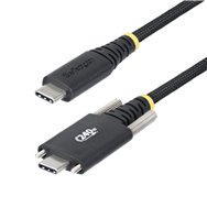 startech.com cable de carga usb-c de 2m con fijación por tornillo lateral - cable cargador usb tipo c - pd epr 240w 5a - cable c