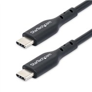 startech.com cable de carga usb-c de 4m - cable cargador usb tipo c - cable cargador usb-c para portátil - recubrimiento de tpe 