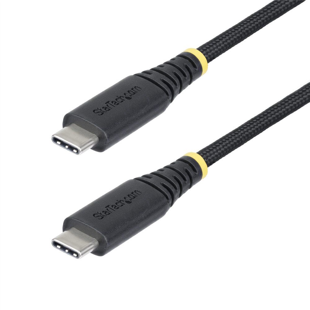 startech.com cable de carga usb-c de 1m - cable cargador usb tipo c - pd epr 240w 5a - durable y ultra flexible - cable cargador