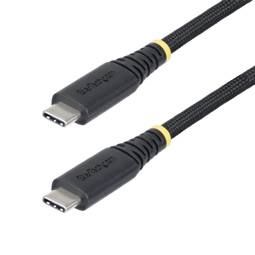 startech.com cable de carga usb-c de 3m - cable cargador usb tipo c - pd epr 240w 5a - durable y ultra flexible - cable cargador