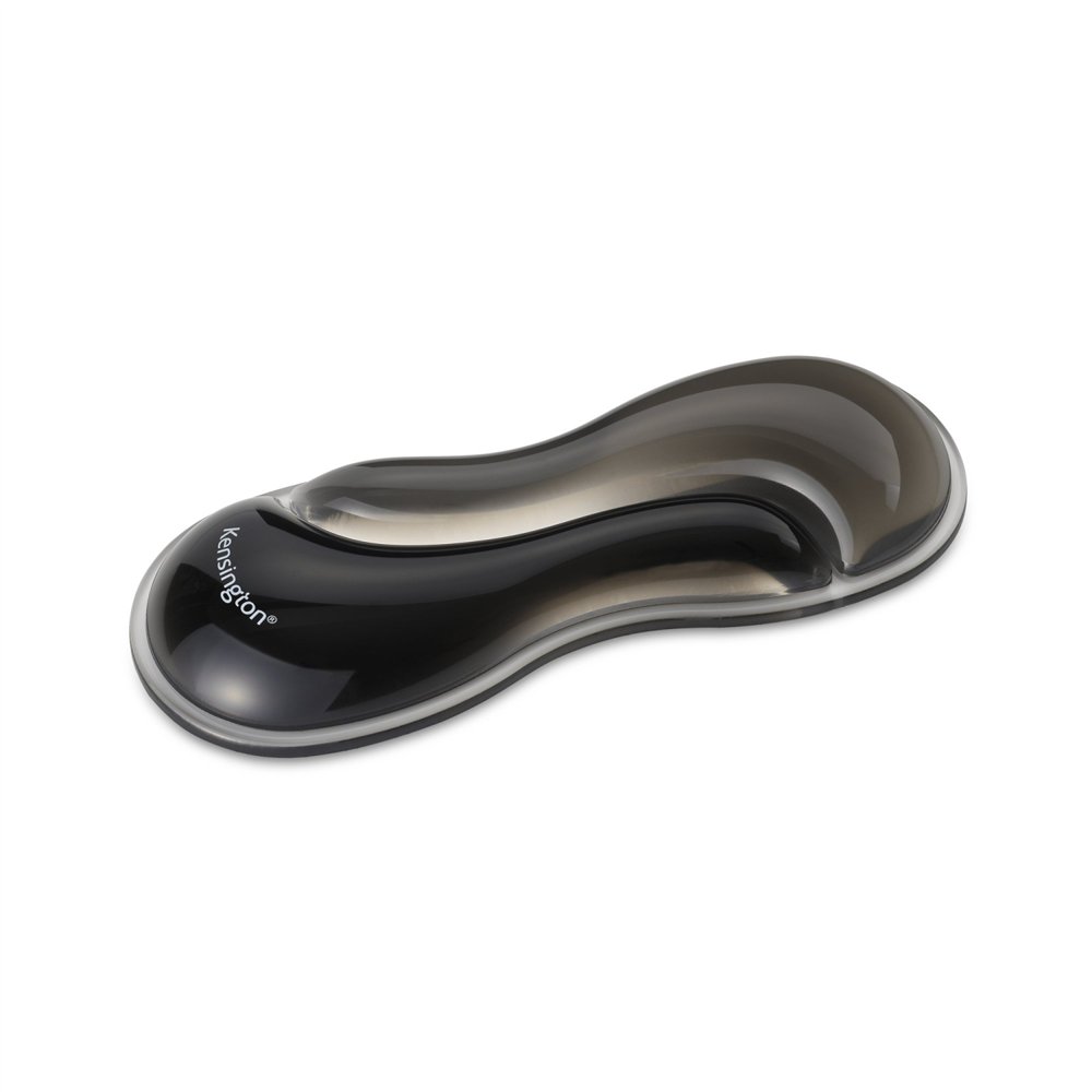 kensington reposamuñecas de gel fino con dos colores para ratón/trackball - gris