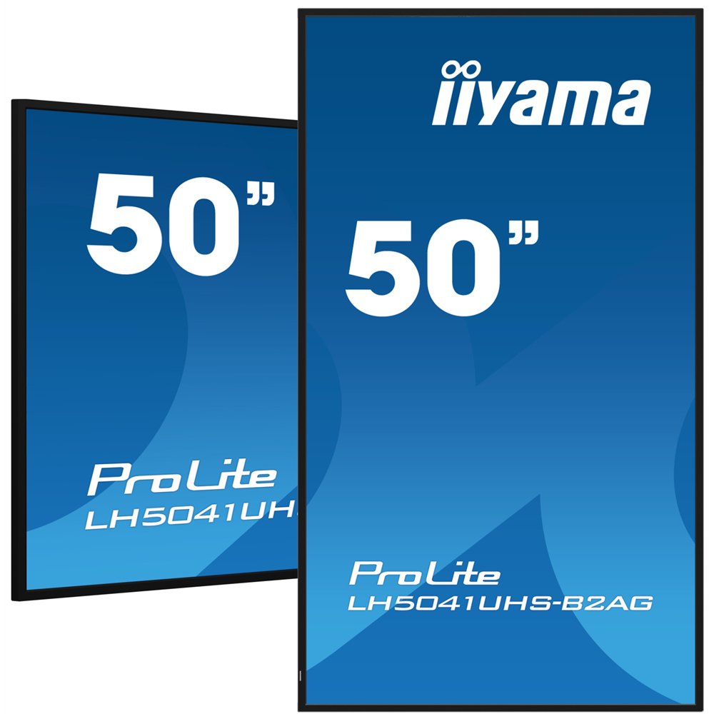 iiyama lh5041uhs-b2ag pantalla de señalización pantalla plana para señalización digital 127 cm (50") lcd 500 cd / m² 4k ultra hd