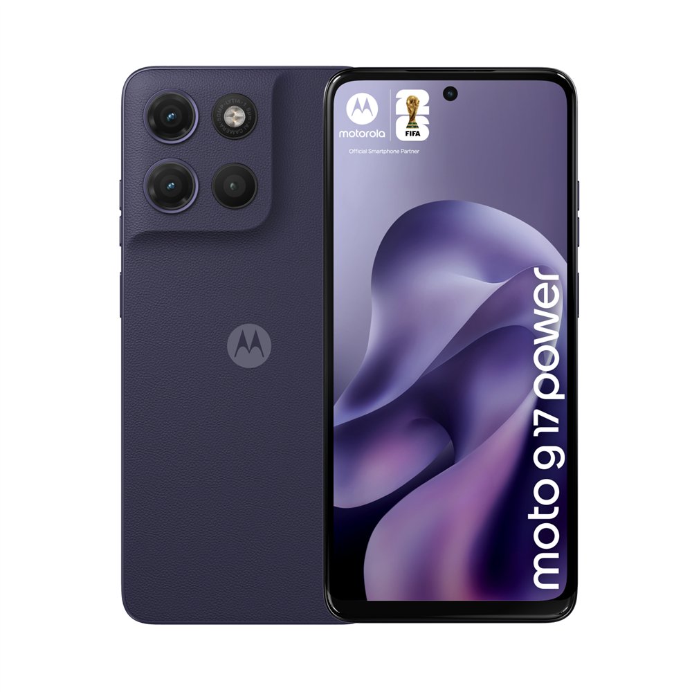 motorola moto g17 power 17,1 cm (6.72") ranura híbrida dual sim android 15 usb tipo c 4 gb 256 gb 6000 mah púrpura