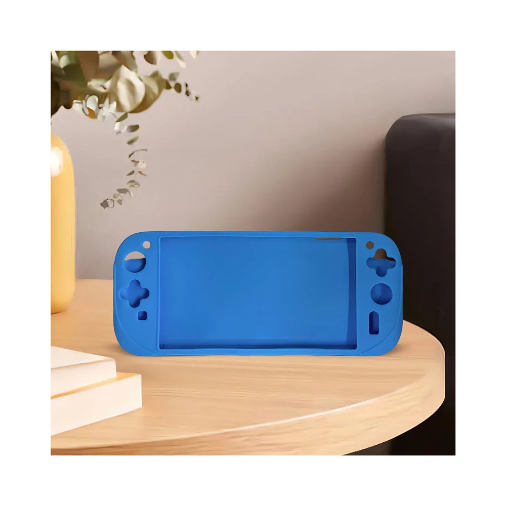 dobe funda azul protectora silicona nintendo switch 2  6972520258473