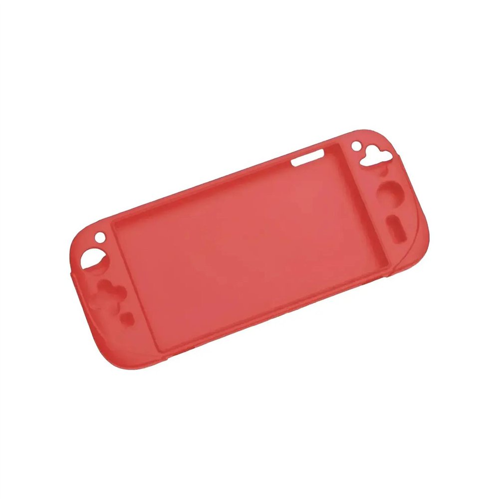 dobe funda roja protectora silicona nintendo switch 2  6972520258466