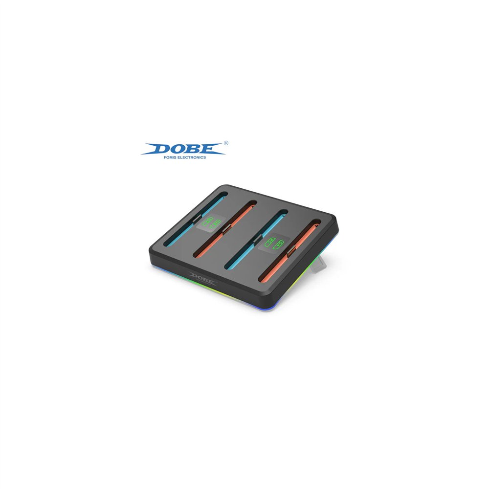 dobe base carga multiple horizontal led joycon nintendo switch 2 6972520258688