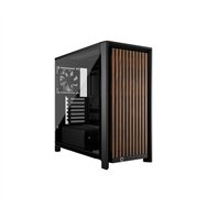 corsair frame 4000d wood rs midi tower negro, madera