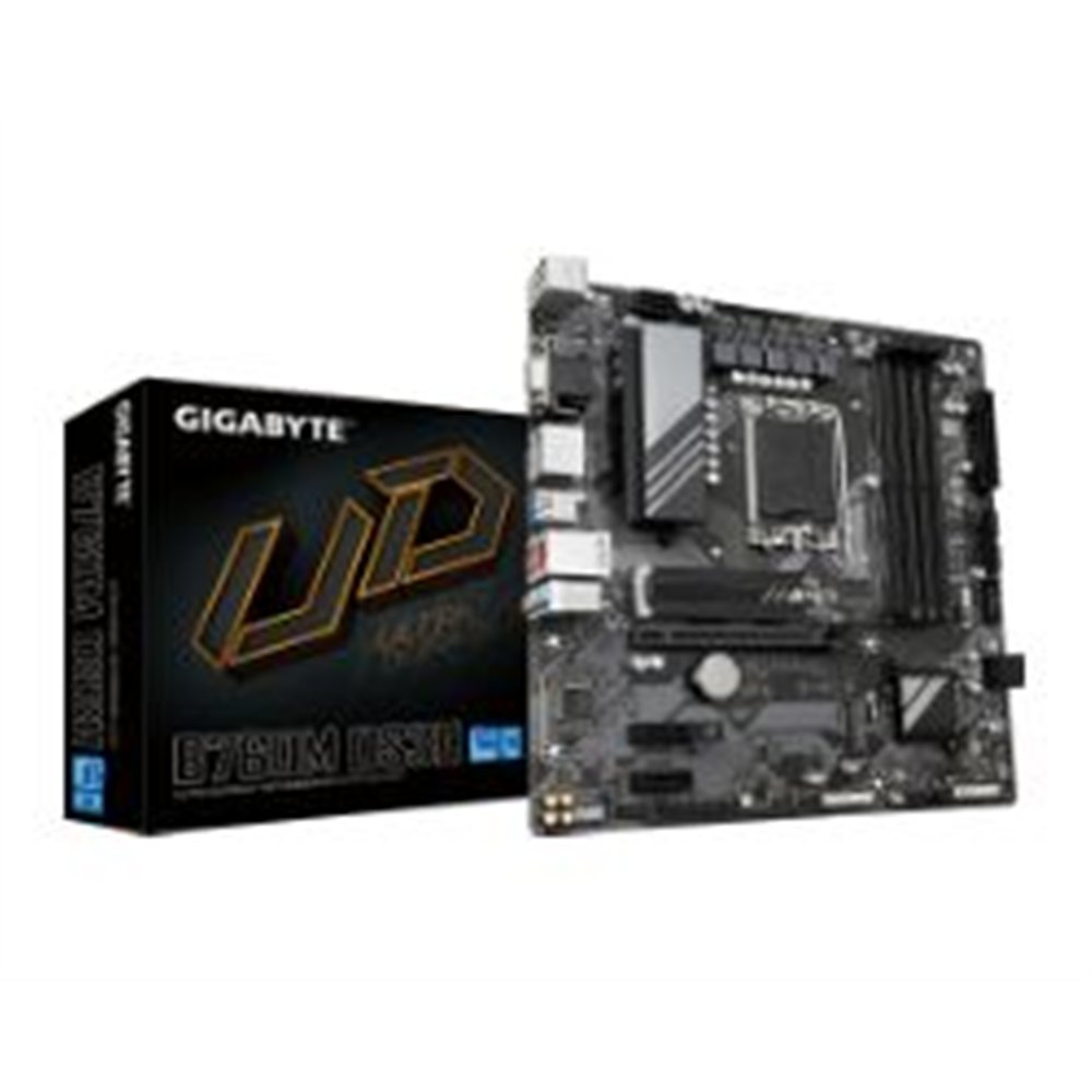 gigabyte b760m ds3h ddr5: (1700) 4ddr5 dp vga hdmi matx