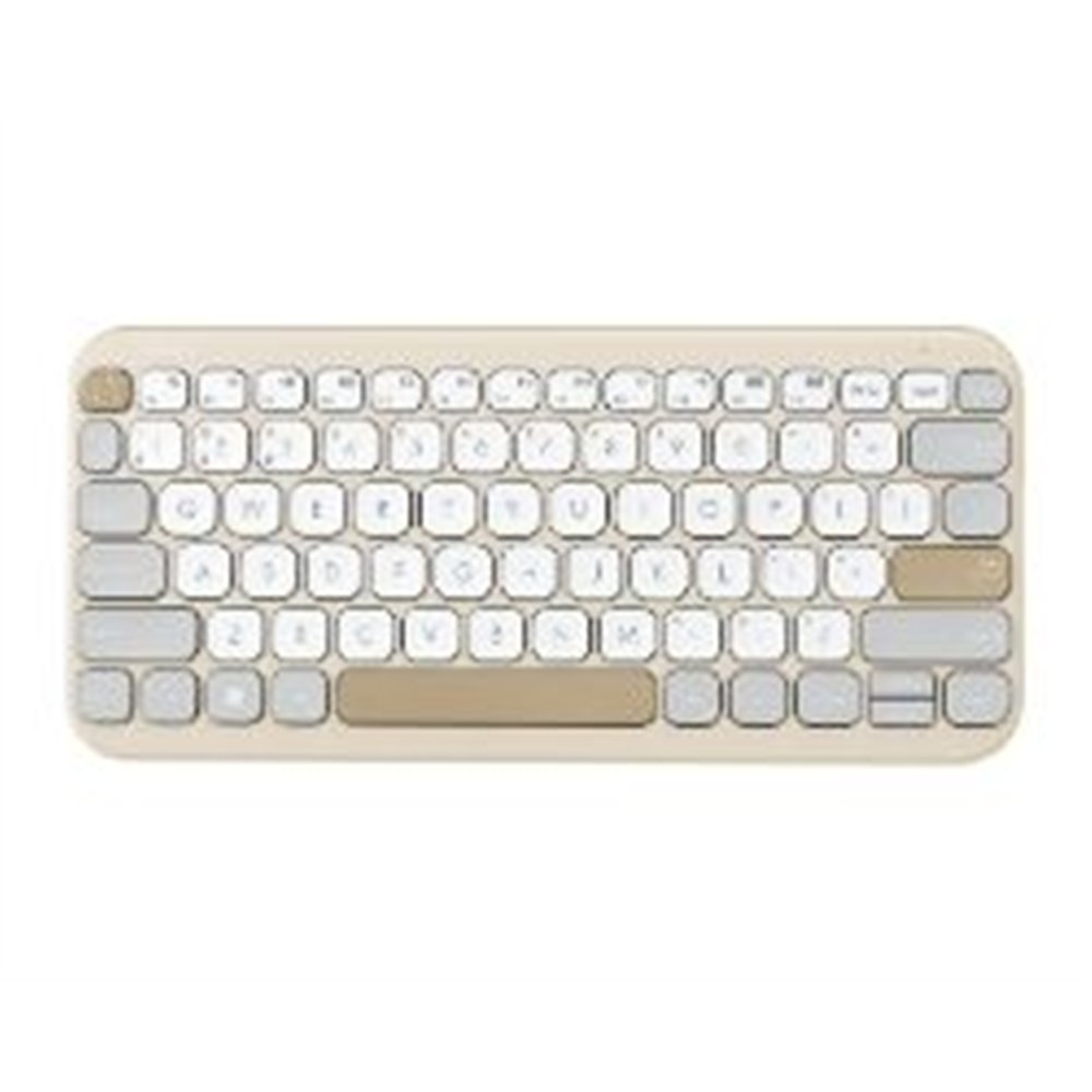 teclado asus marshmallow kw100 beige (90xb0880-bkb210)