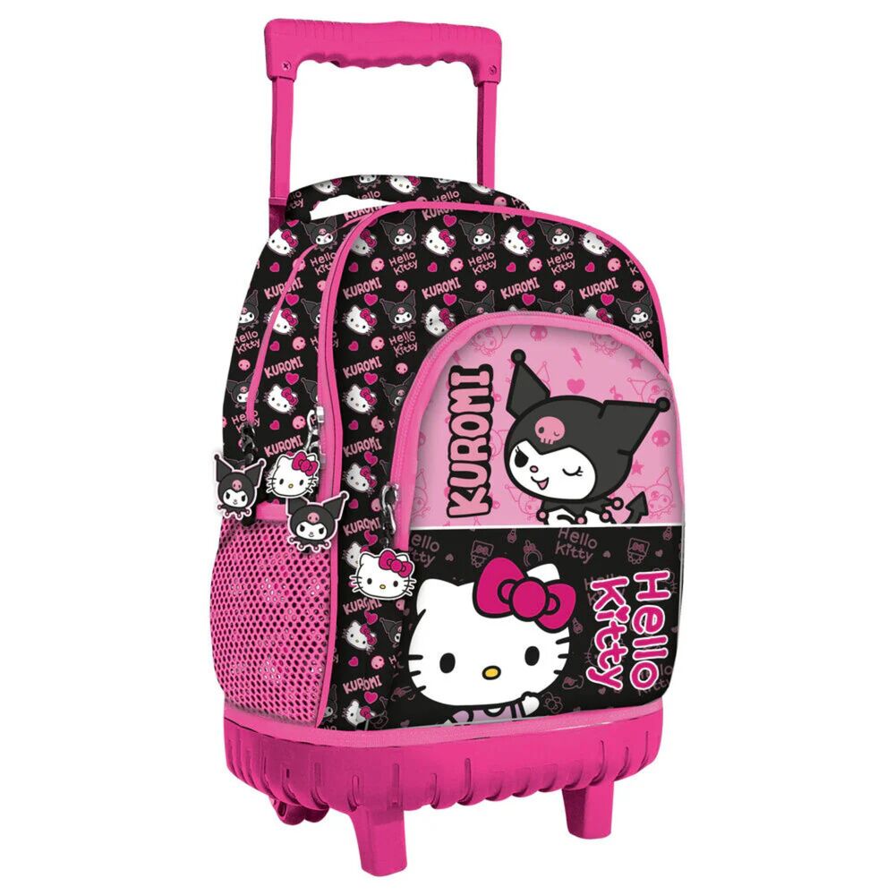 trolley kuromi & hello kitty 44cm