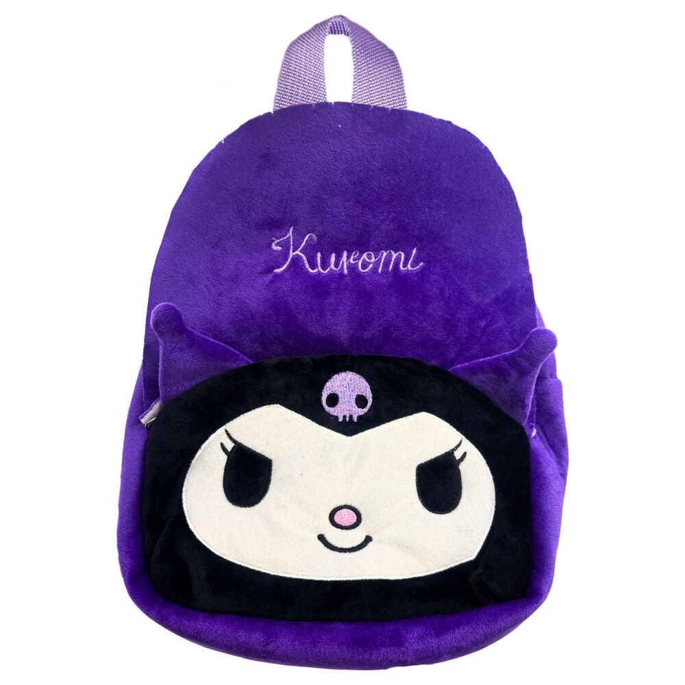 mochila peluche kuromi hello kitty 30cm
