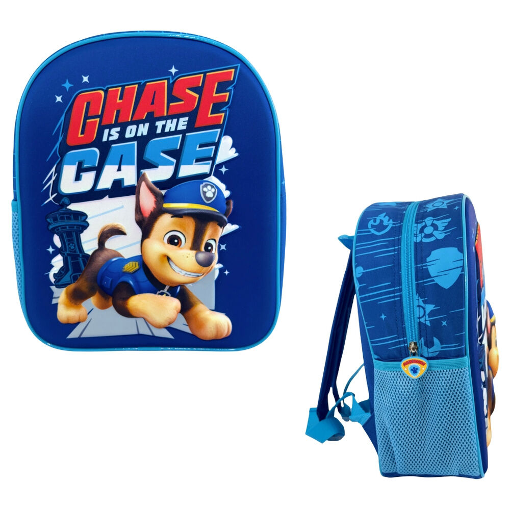 mochila 3d patrulla canina paw patrol 30cm