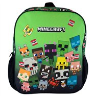 mochila characters minecraft 30cm