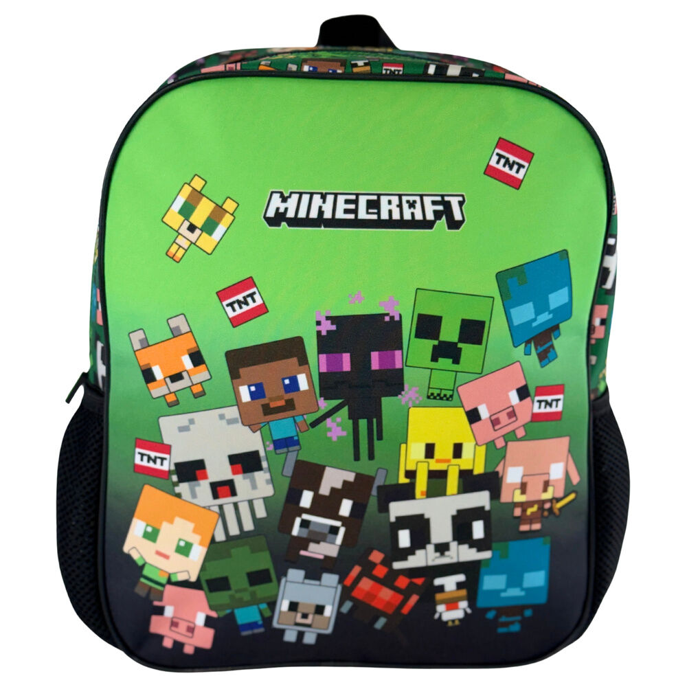 mochila characters minecraft 30cm