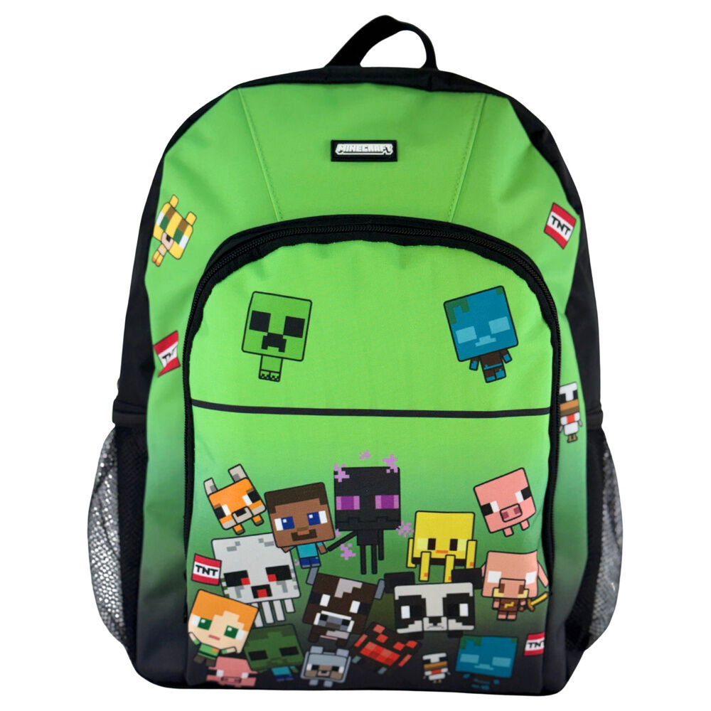 mochila characters minecraft 40cm