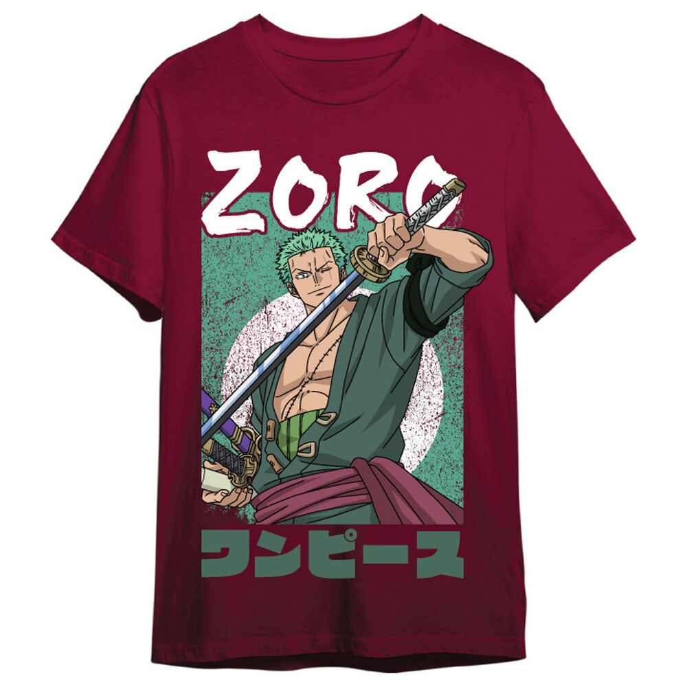 camiseta roronoa zoro one piece adulto
