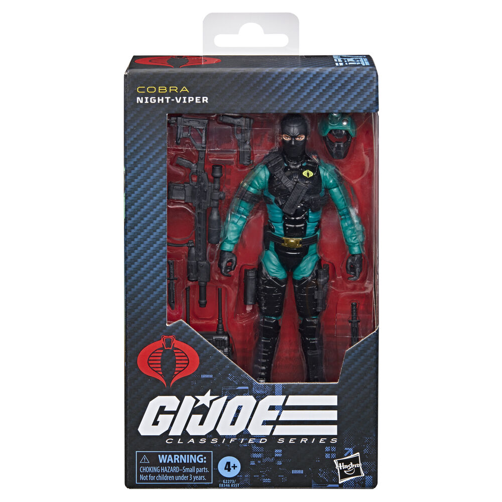 figura night-viper classified series cobra g.i. joe 15cm