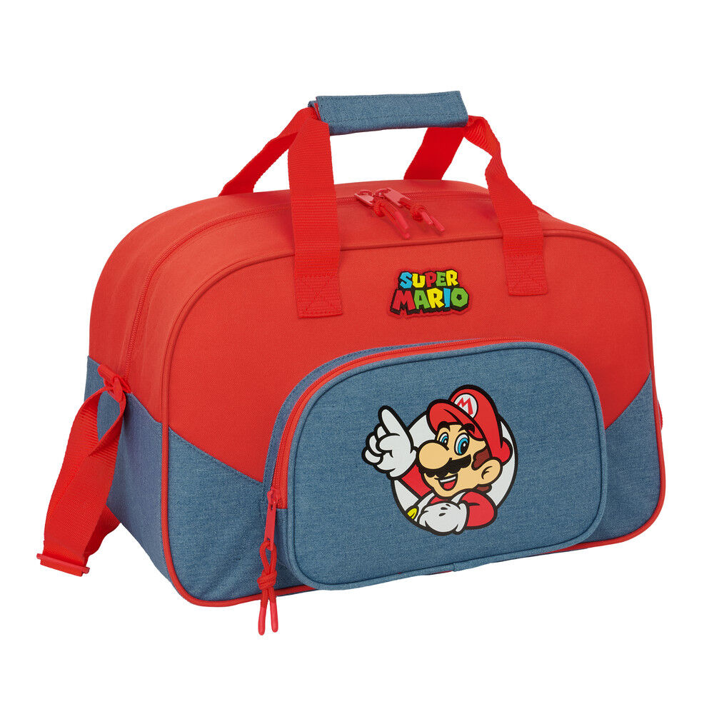 bolsa deporte super mario 40cm