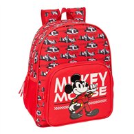 mochila racing mickey & friends disney 38cm adaptable