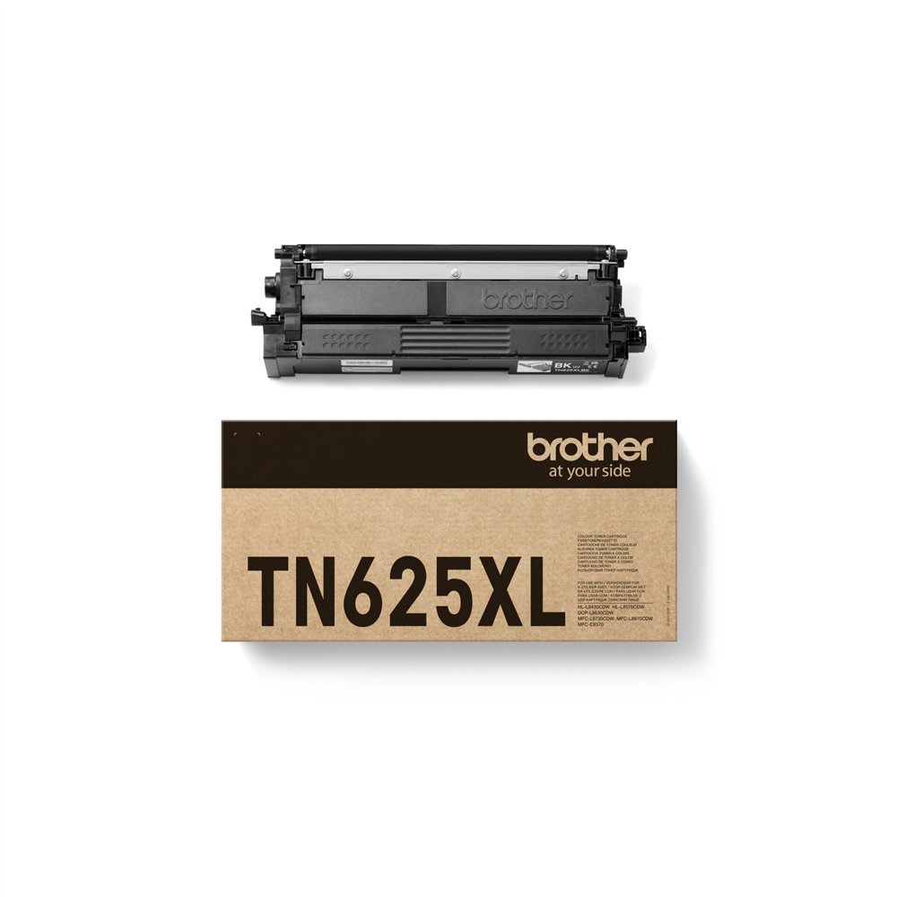 brother tn-625xlbk cartucho de tóner 1 pieza(s) original negro