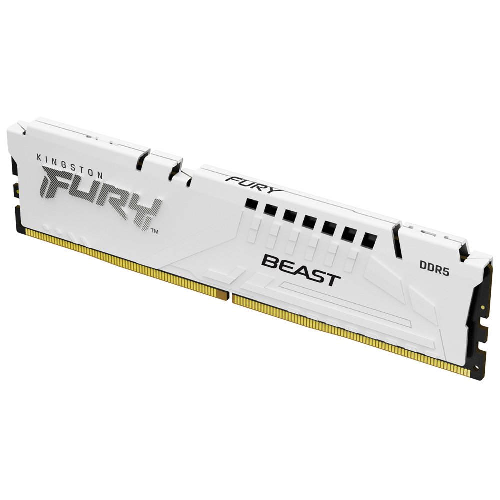 kingston technology fury beast 16gb 6000mt/s ddr5 cl36 dimm white expo