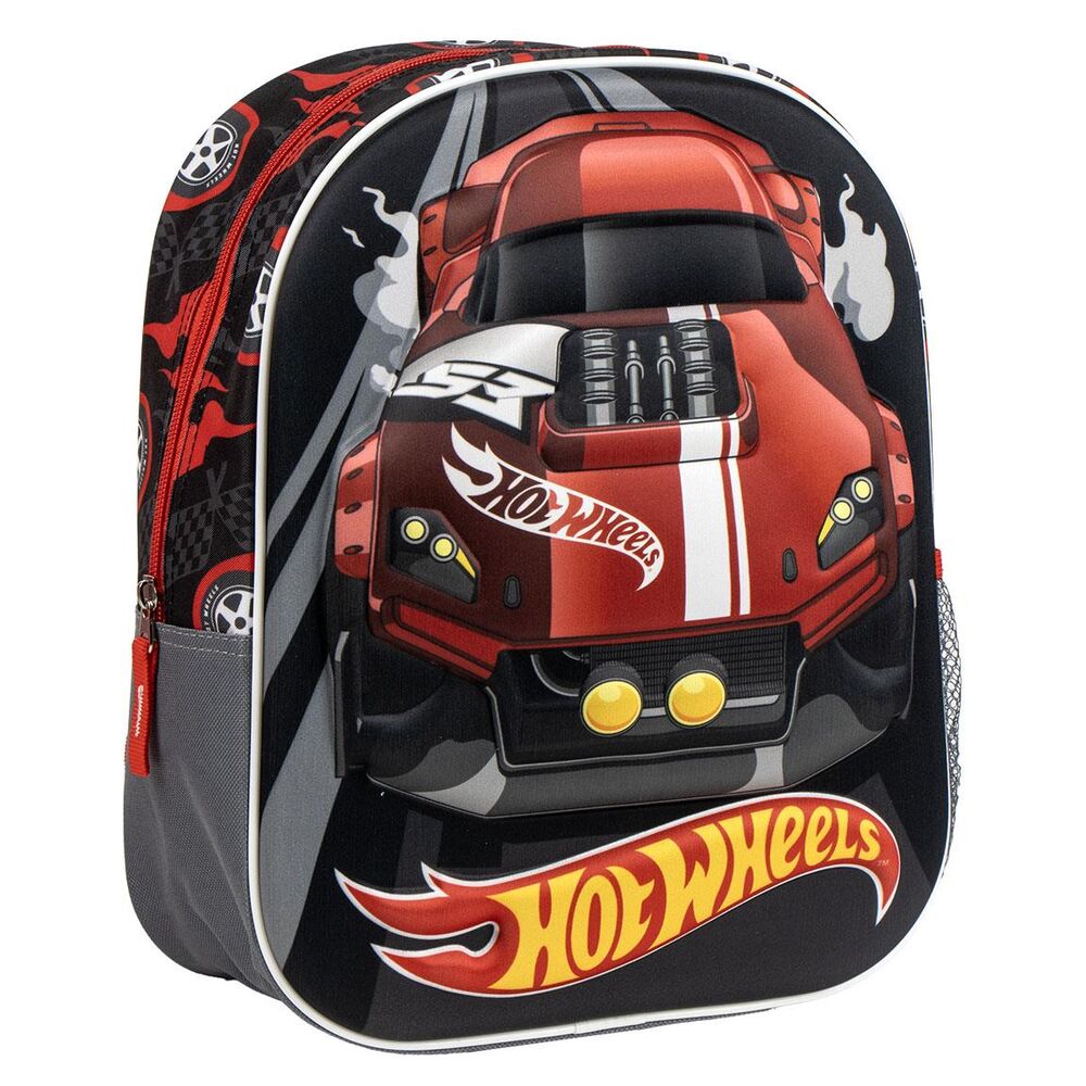 mochila 3d hot wheels 31cm