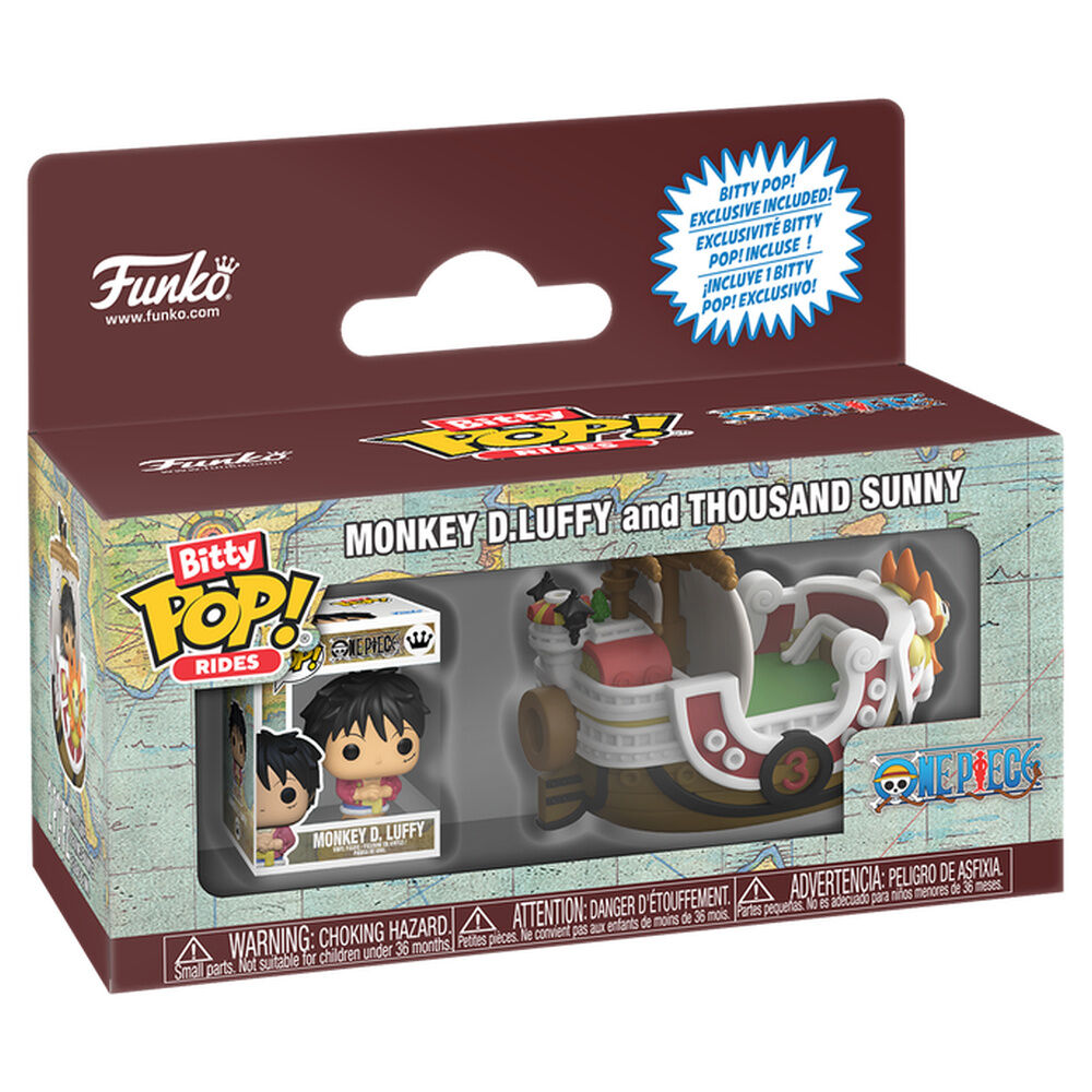 figura bitty pop ride one pice monkey d.luffy and thousand sunny