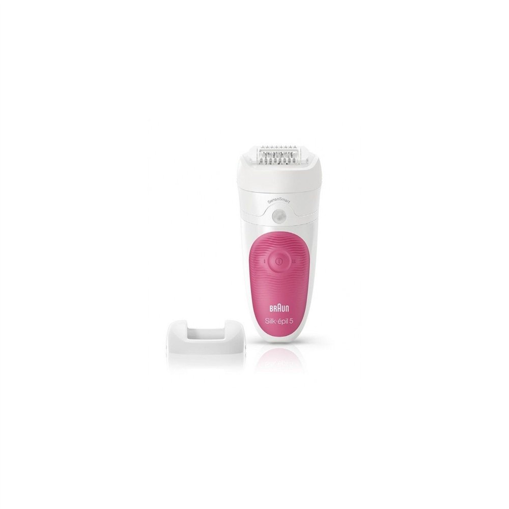 depiladora braun silk-epil 5 5/500 sensosmart - inalambrica - tecnología microgrip - uso seco/mojado - 2 velocidades - 100% res