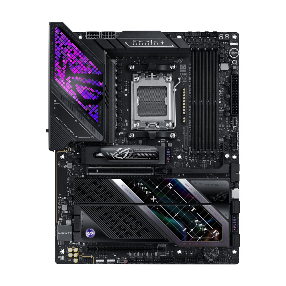 asus rog strix x870e-e gaming wifi7 neo amd x870e zócalo am5 atx