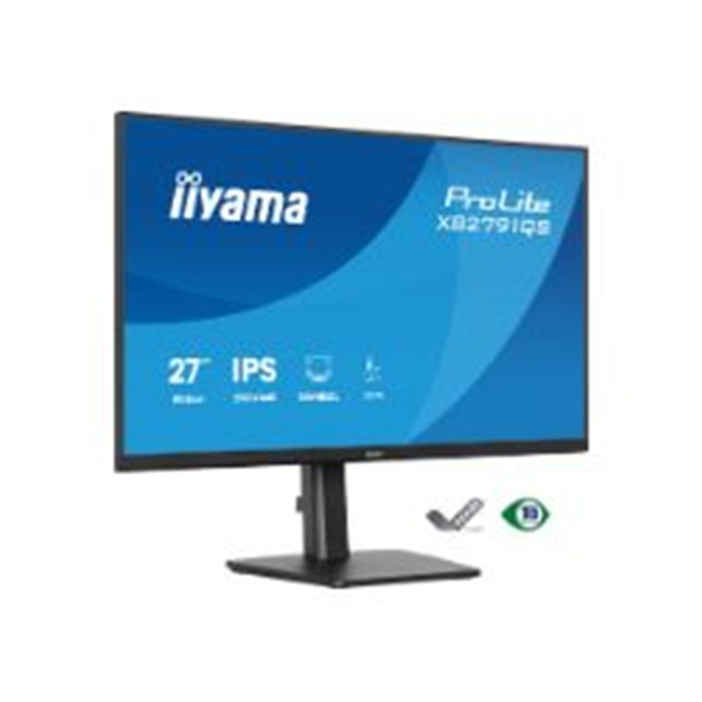monitor iiyama 27" 75hz led ips qhd negro (xb2791qs-b1)