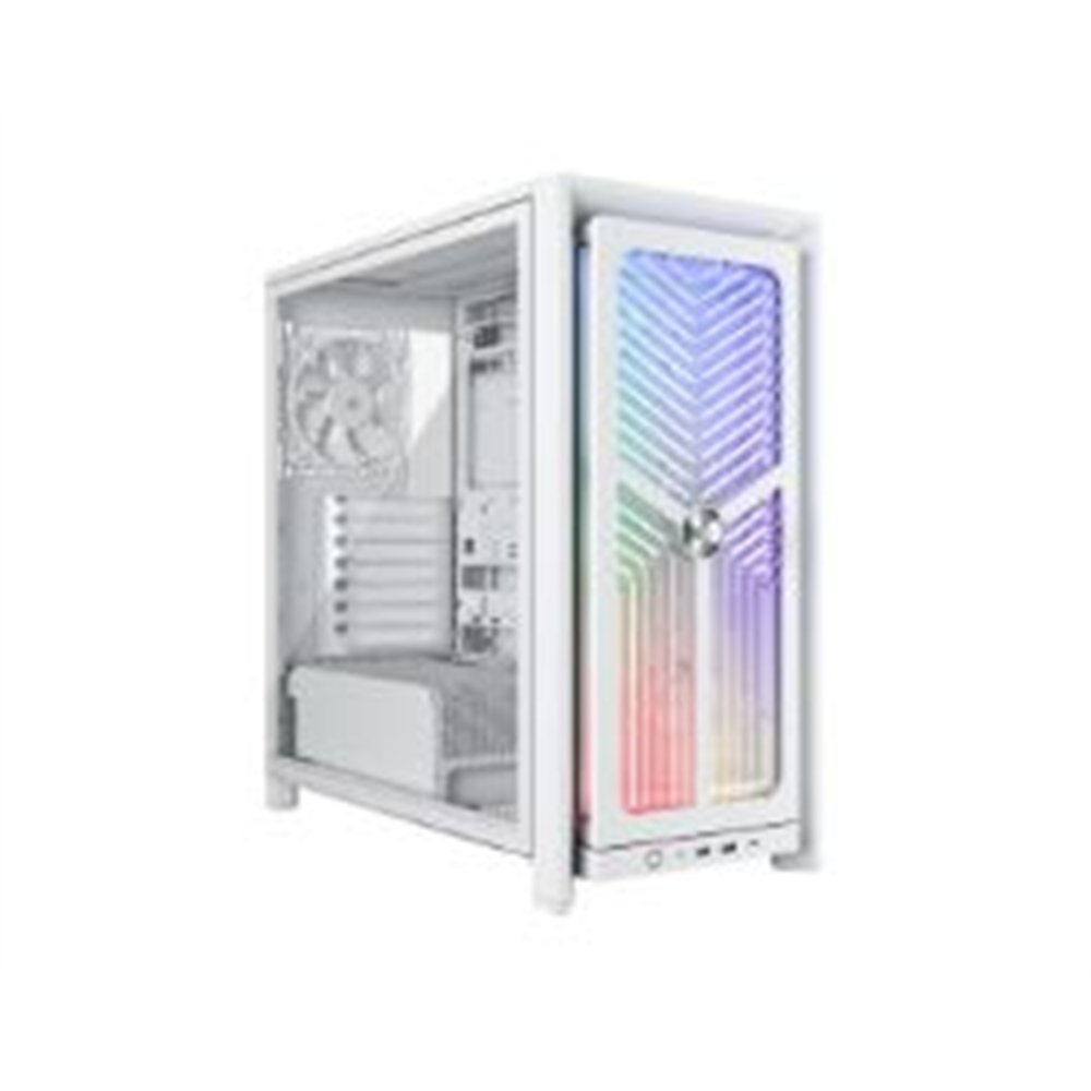 caja corsair frame 4000x argb atx blanca(cc-9011303-ww)