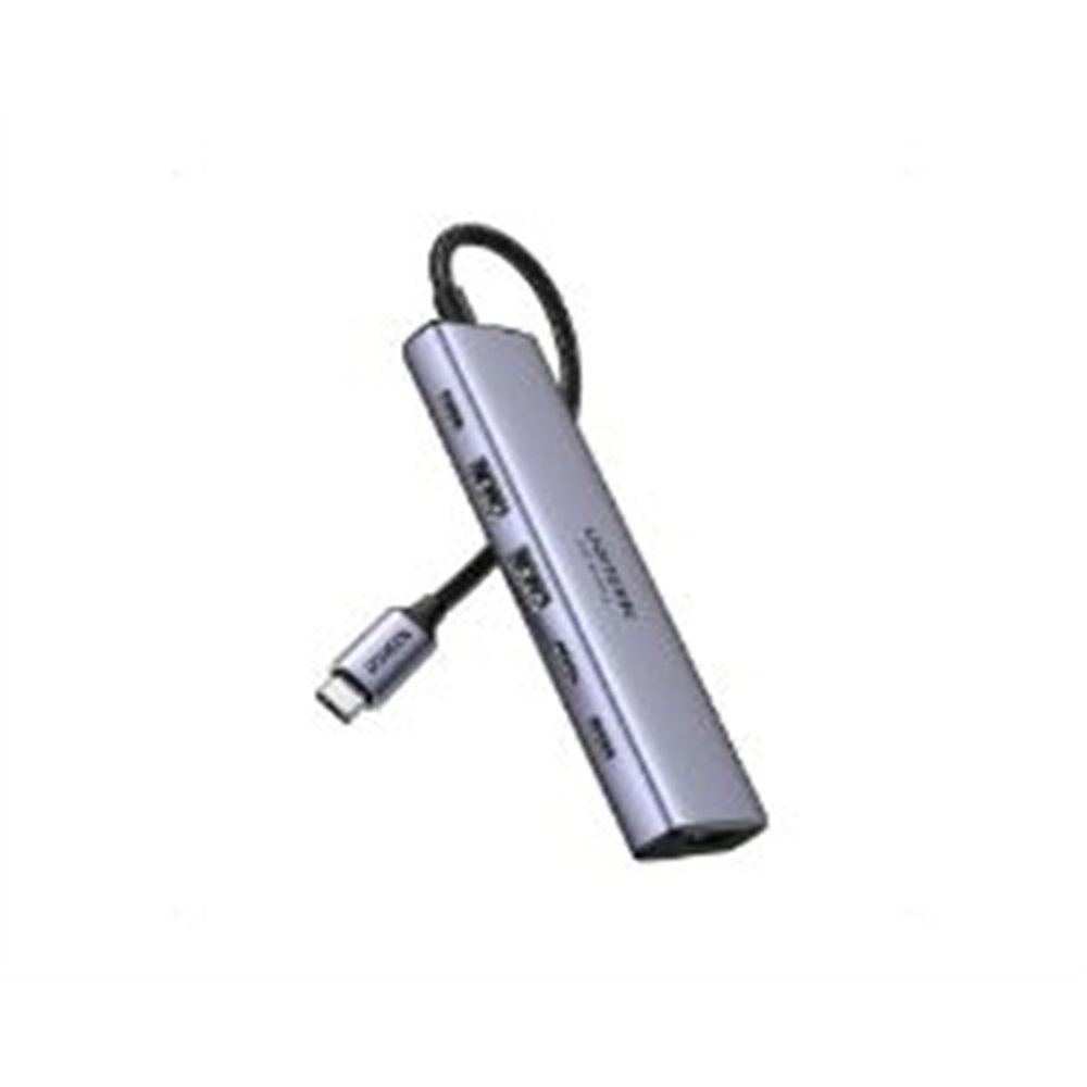 hub ugreen 6 en 1 2xusb-a 1xhdmi 4k gris (35999)