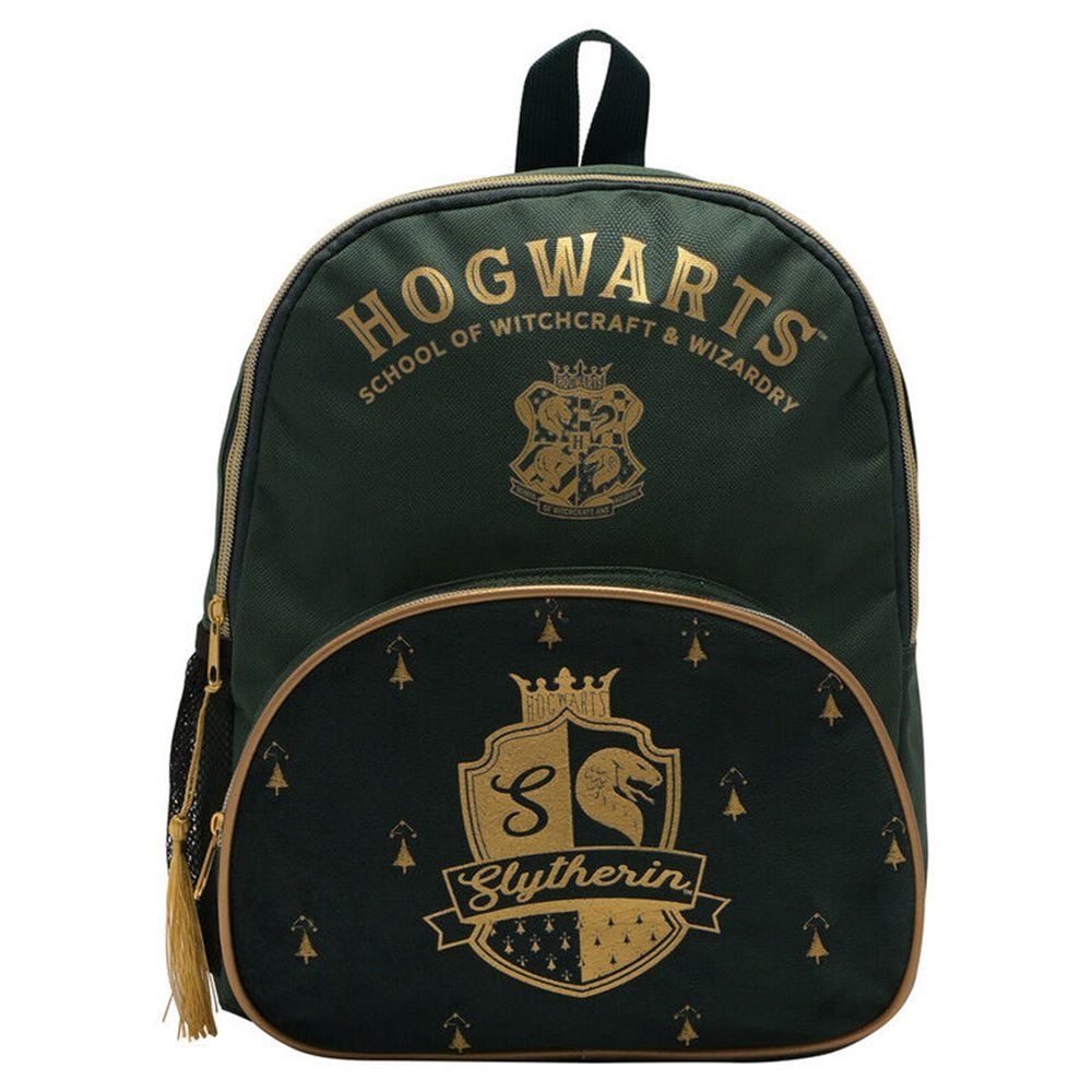 mochila slytherin harry potter